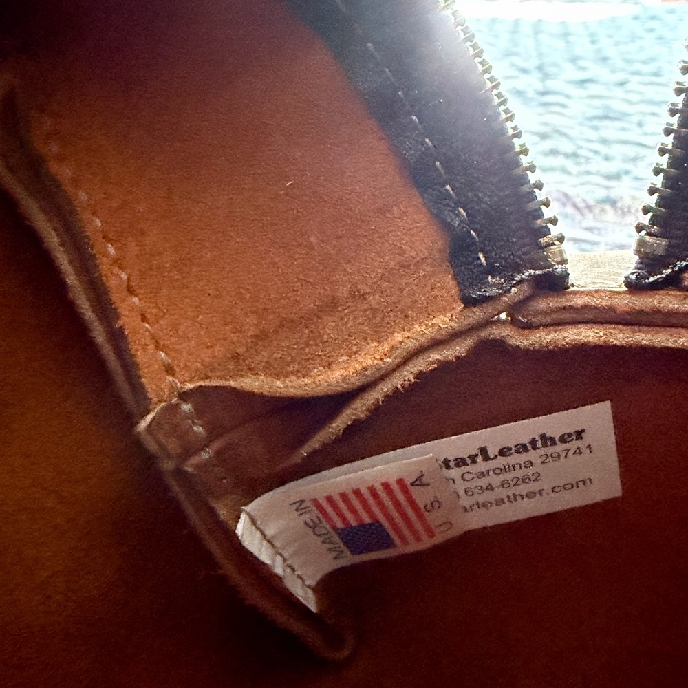 SALE! North Star Copper Rough & Tough Leather Dopp Kit NWT Made in USA - Picture 3 of 6